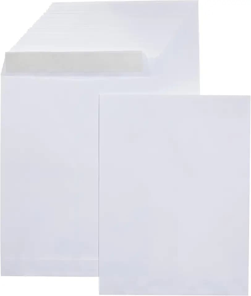 Amazon Basics Catalog Mailing Envelopes, Peel and Seal, 9x12 Inch, White, 250-Pack