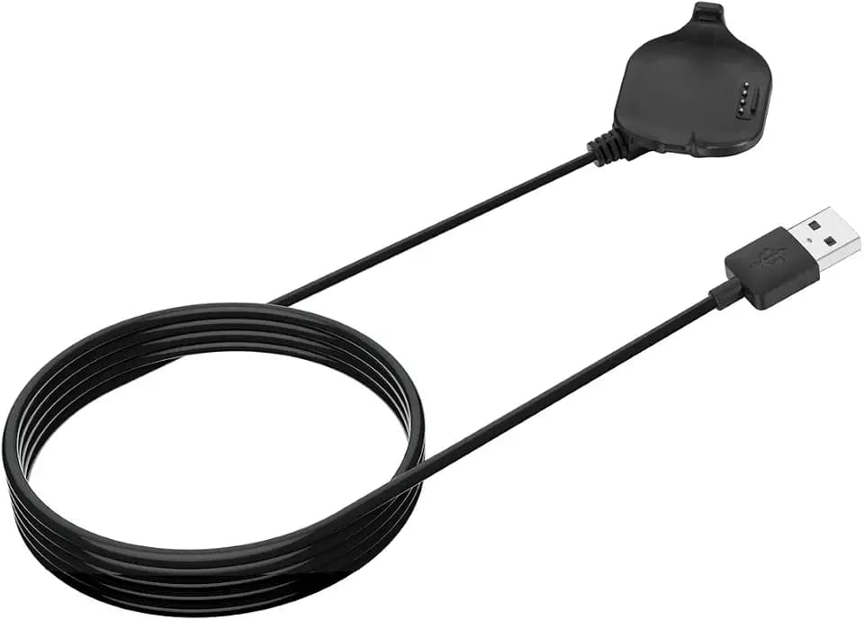 LOKEKE USB-Ladekabel und Dock Compatible with Garmin Forerunner 25, Ersatz-USB-Ladekabel und Dock Compatible with Garmin Forerunner 25 Large GPS-Laufuhr