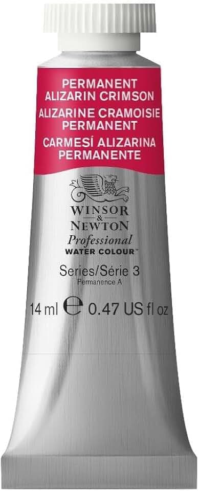 Winsor & Newton Professional Watercolor, 14ml Tube, Perm Alizarin Crimson
