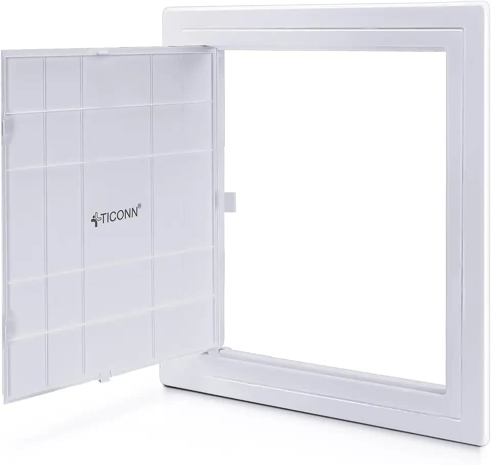 TICONN 10" x 10" Access Panel for Drywall, ABS Wall Hole Cover, Access Door