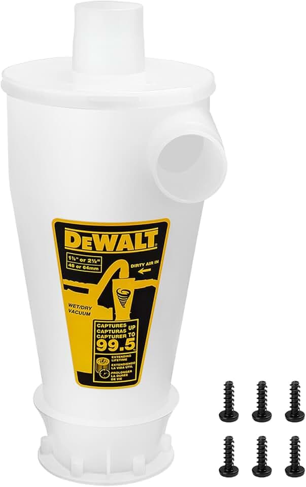 Dust Separator for Wet/Dry Vacuums
