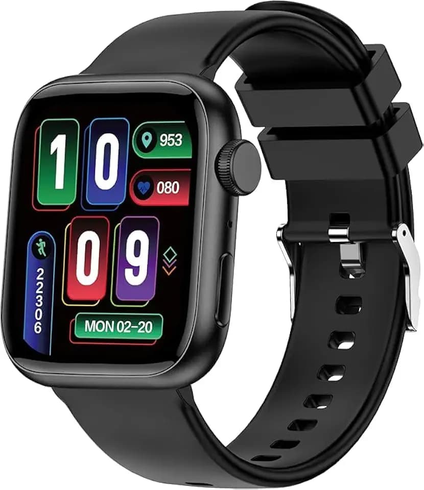 Smartwatch mit Telefonfunktion, Mehreren Sportmodi 1.85" Touchscreen Smart Watch für Damen Herren, IP68 Wasserdicht Fitnessuhr mit Herzfrequenz Schlafmonitor Schrittzähler für Android iOS