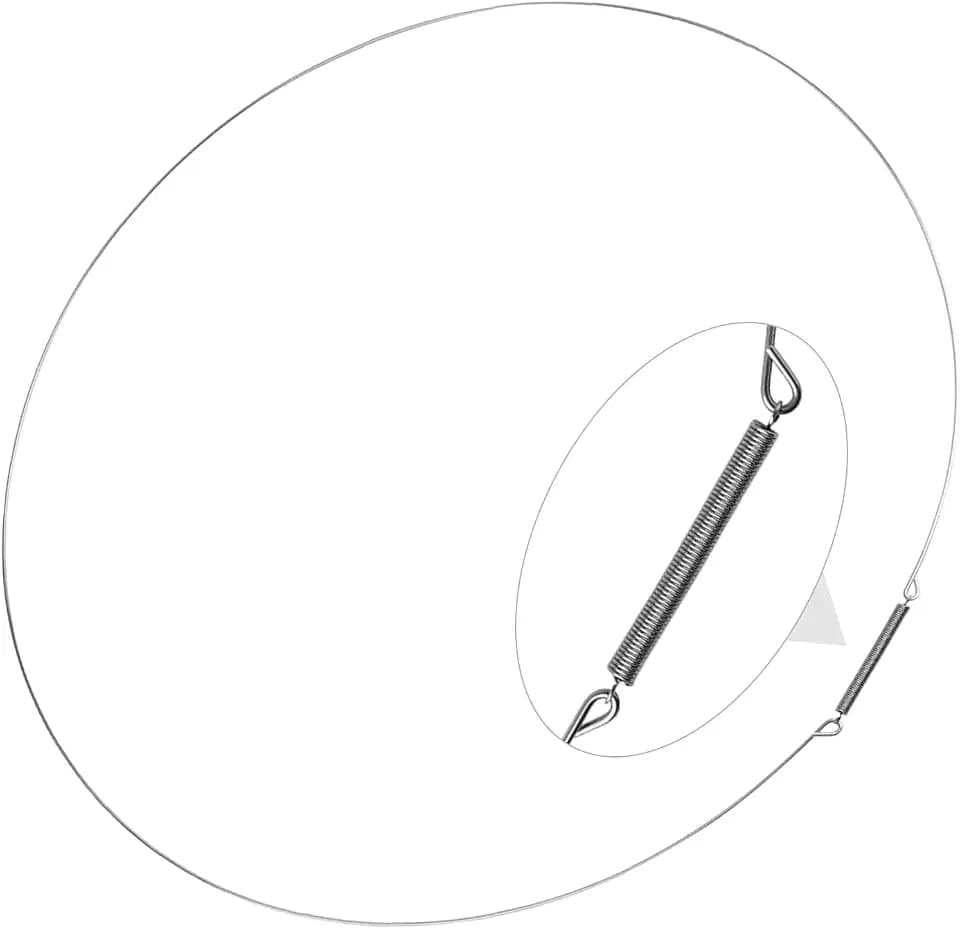 Washer Door Boot Spring Clamp Diaphram Wire Assembly Washer Door Bellow Seal Clamp Ring Replacement Compatible with Samsung Washing Machine Replace#: DC97-04973B Prevents Water Leaks