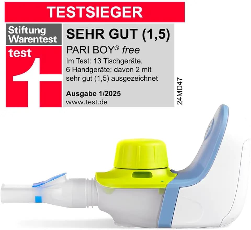 PARI BOY® free – Mobiles Inhalationsgerät für die ganze Familie