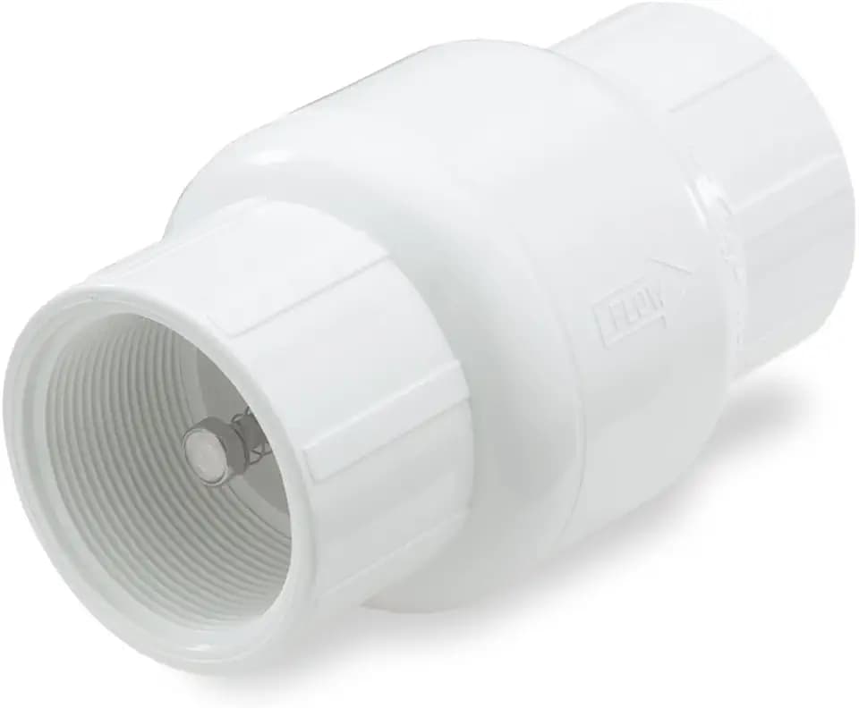 NDS 1001-07 3/4" PVC IPS Spring Check Valve F by F 4-1/8" Length
