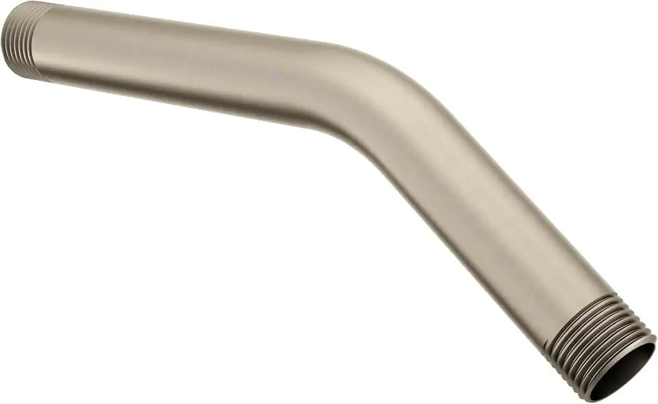Moen Brushed Nickel Standard Shower Arm with 1/2-Inch Universal Threads, 8-Inch, 123815BN