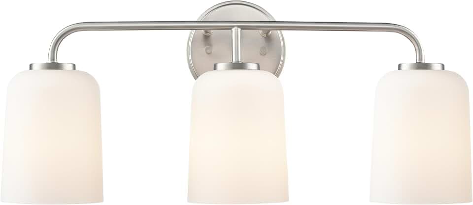 ML Lighting 214203-BN Laphia 22" Wide 3-Light Vanity - Brushed Nickel