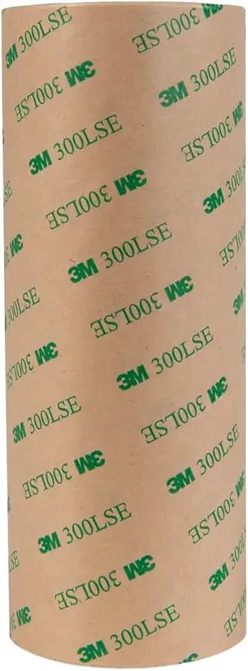 3M 9495LE Polyester Tape with 300LSE, Double Coated, Bonding & Laminating, Clear, 6 in x 5 yds, 1 Roll