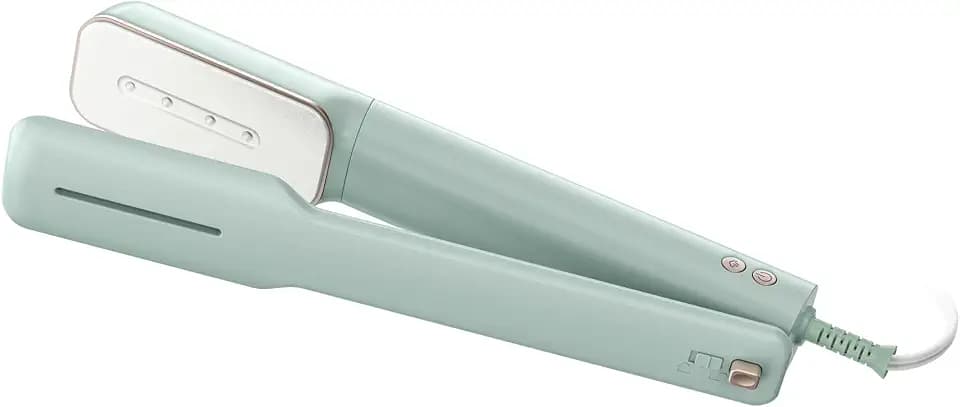 Newbealer 3in1 Travel Iron, 100-240V Clothes Steamer, 2 Steam Levels, Green