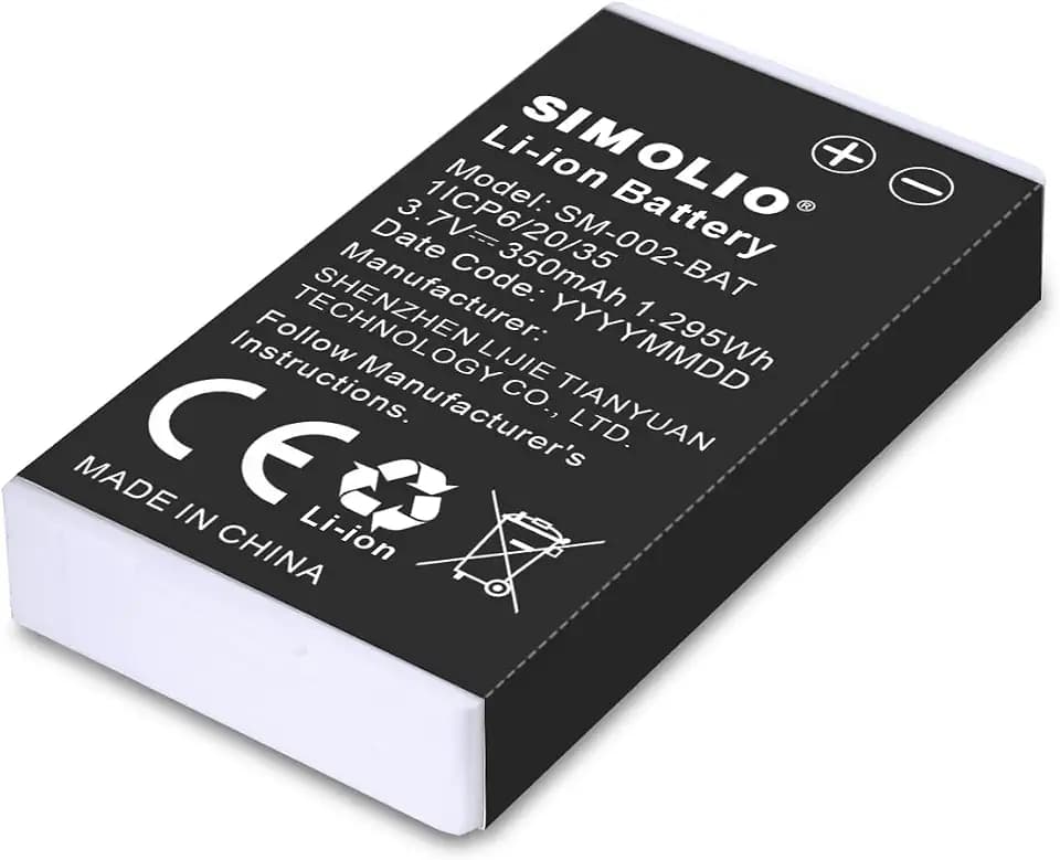 Li-Ionen-Akku für Simolio Kabellose TV Kopfhörer SM-823 Pro, SM-823D Pro, SM-824D1 und SM-824D2
