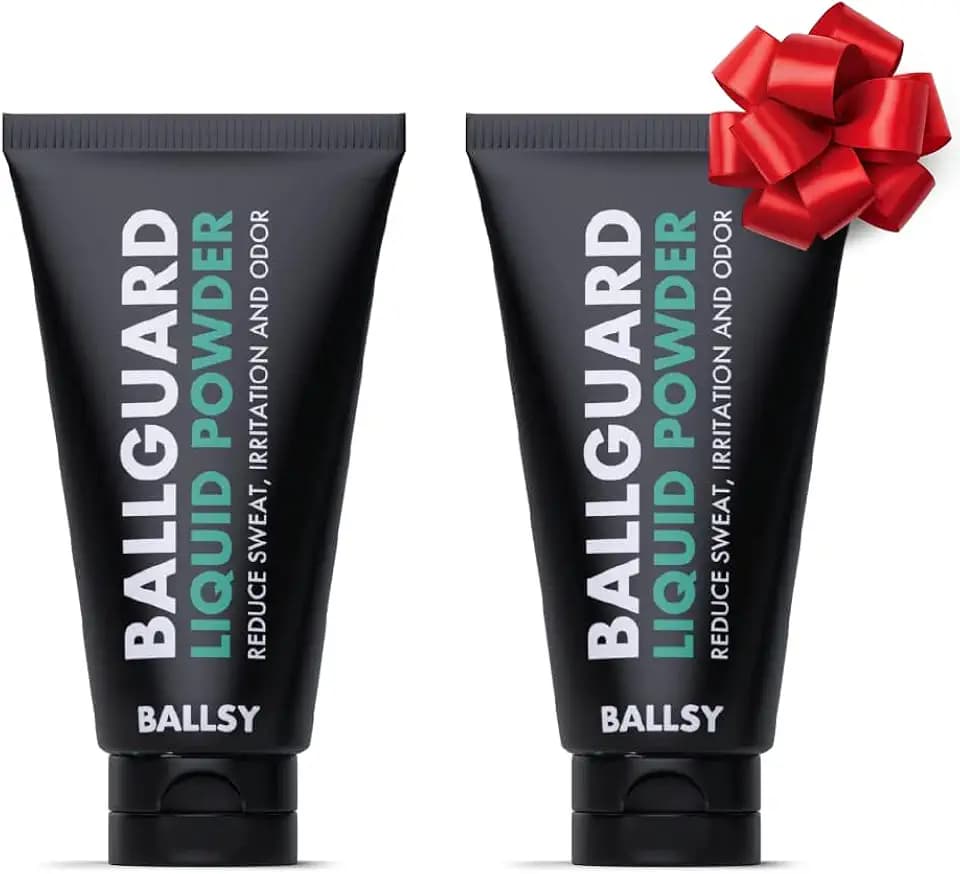Ballsy Ballguard Ball Deodorant for Men, Anti Chafing, 3.4 Oz (2 Pack)
