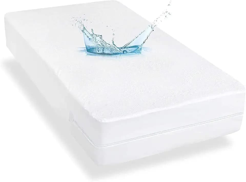 Twin XL Mattress Protector Zippered,Soft Terry Surface Mattress Encasement