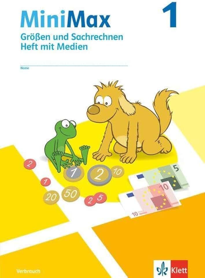 MiniMax 1: Größen und Sachrechnen - Verbrauchsmaterial mit Medien Klasse 1 (MiniMax. Ausgabe ab 2026)