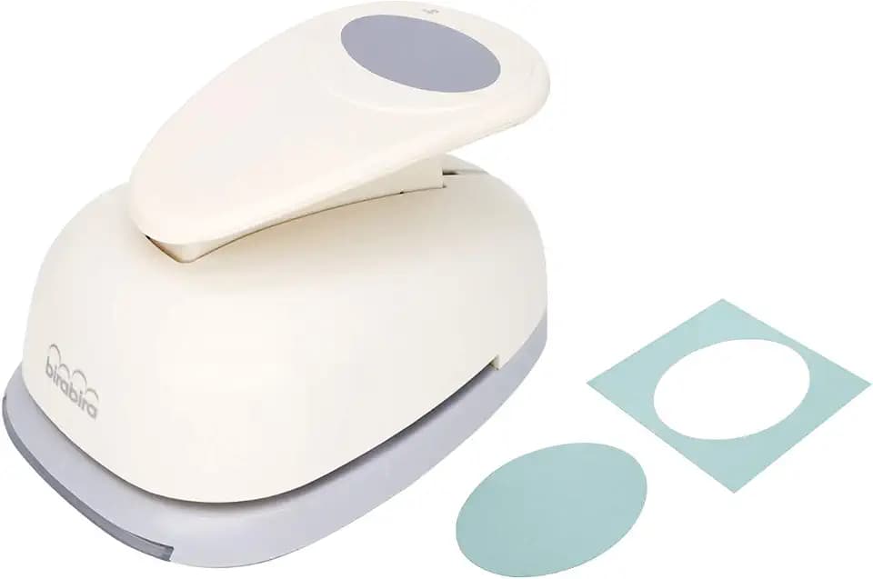BiraBira Oval Ellipse Punch, 3 inch for Paper Crafting Scrapbooking