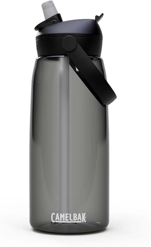 CamelBak Thrive Flip Straw Water Bottle 25oz, Charcoal