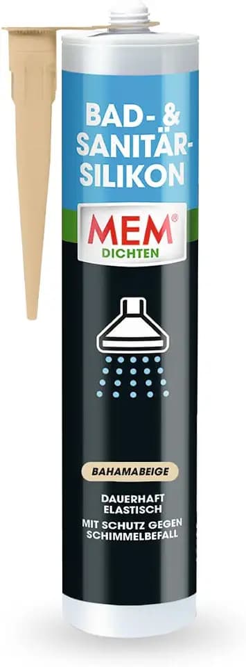 MEM Bad & Sanitär-Silikon - 300 ml Kartusche