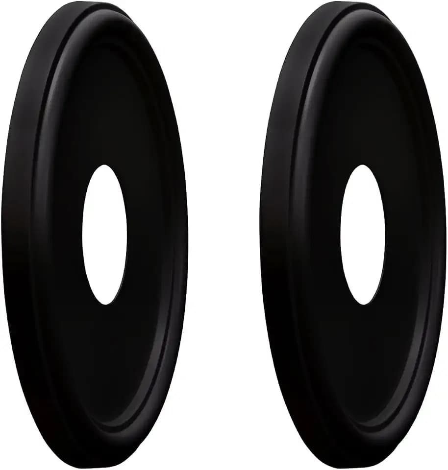 EIFHYT Molded Nylon Ceiling Medallion for Light Fixtures and Ceiling Fans 13"OD x 4"ID x 1-1/8"P (Fits Canopies up to 10-1/4") Black