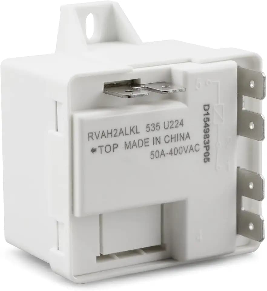 RVAH2ALKL Well Pump Relay Fit for Franklin 5 to 15 HP, 230 Volt Control Boxes, Replace 155031601 305213961, 50A Well Pump Relay, 2-Terminal, Normally Open