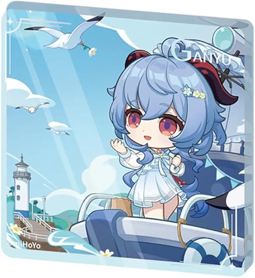 GENSHIN IMPACT Serene Sea Wanderings Series Chibi Acrylic Ornament - Ganyu
