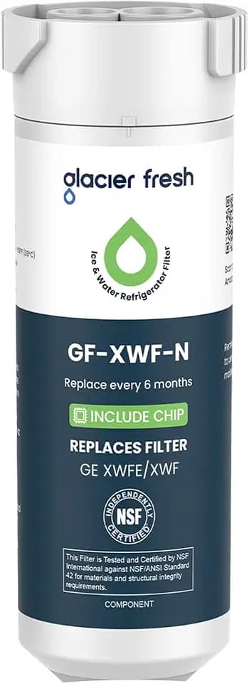 GLACIER FRESH XWFE (Built-in CHIP) Refrigerator Water Filter Pack of 1