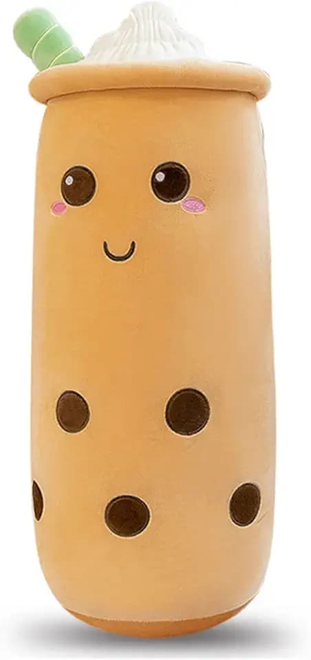 Rexinc 43" Brown Boba Plush Pillow Bubble Tea Stuffed Animal Gift