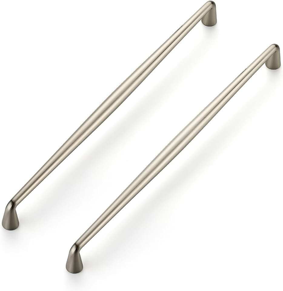 Ravinte Brushed Nickel Cabinet Handles Solid Handles,10 Inch,20 Pack