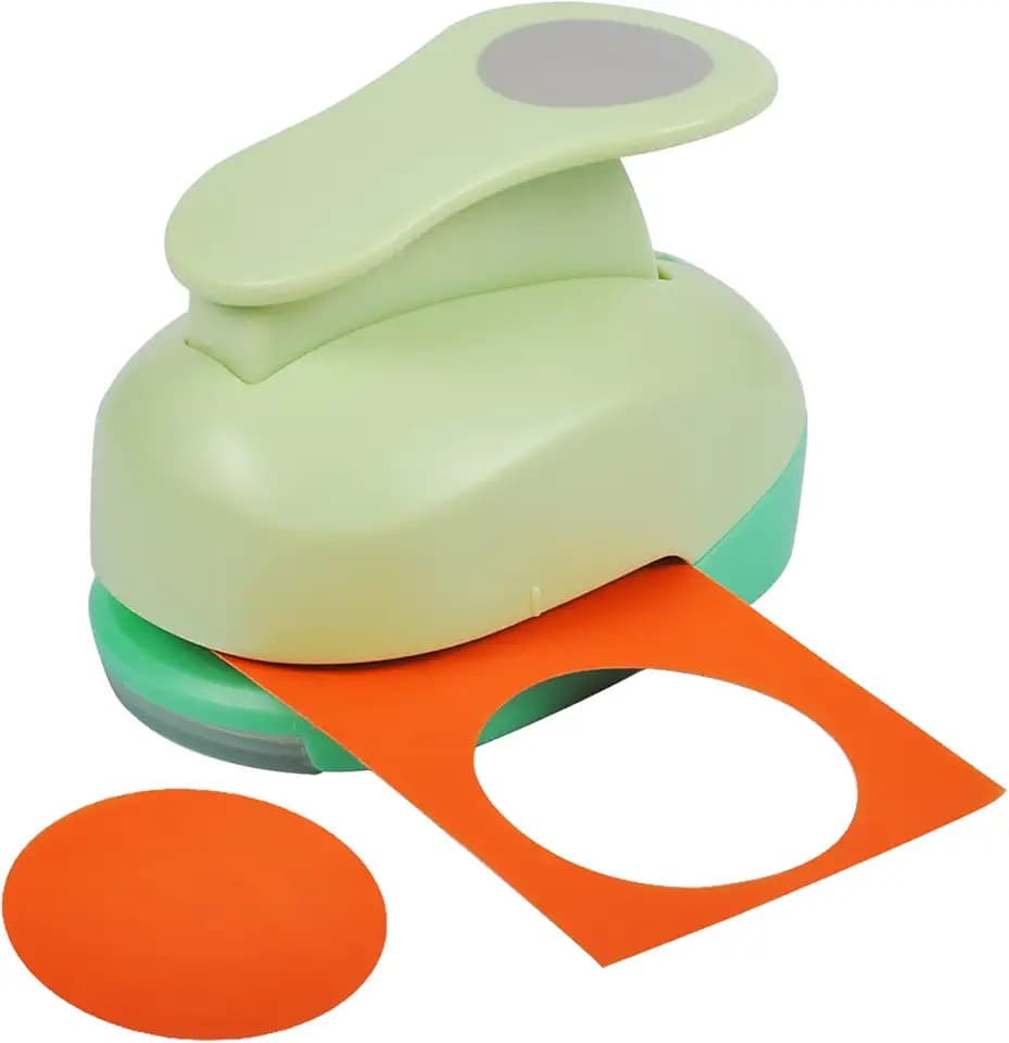 UCEC Circle Punch, 1.25 Inch Circle Hole Punch, Paper Punch Circles Craft Punch Handmade Paper Punch for Crafting Scrapbooking Cards Arts Fun Projects