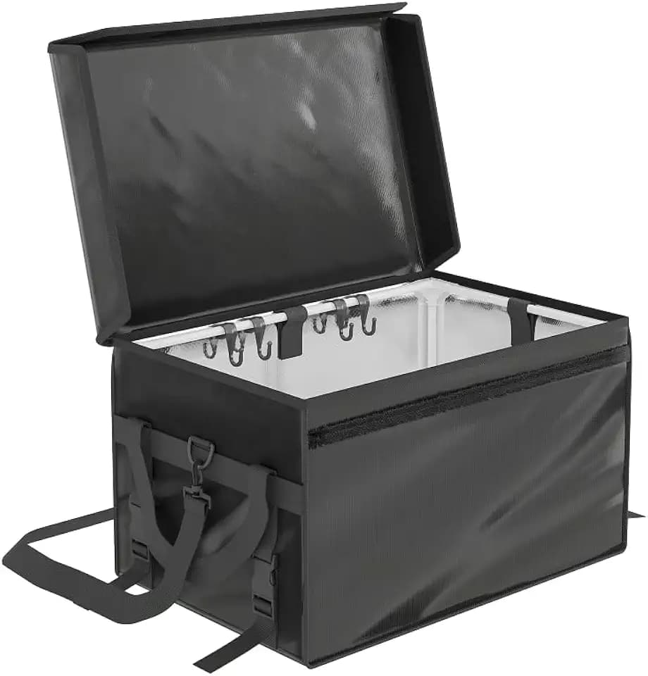 Insulated Food Delivery Bag, XXXL Collapsible Reusable Catering Bag