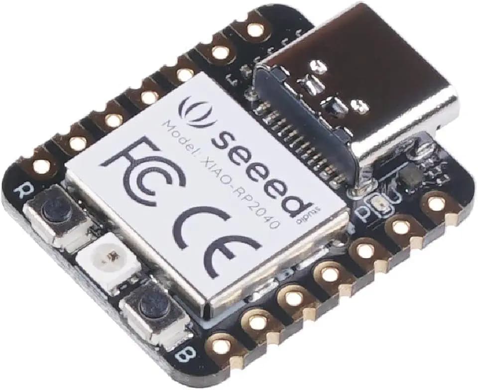 Seeed Studio XIAO RP2040 Mikrocontroller, mit Dual-Core ARM Cortex M0+ Prozessor, unterstützt Arduino, MicroPython und CircuitPython mit reichhaltigen Schnittstellen.