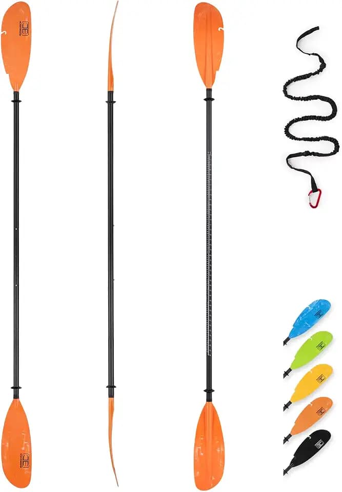 OCEANBROAD Adjustable Carbon Fiber Fishing Kayak Paddle