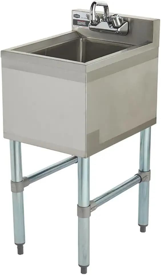 FSE 373-EQ-PA1830 1 Compartment Stainless Steel Bar Sink, 14-1/2"W