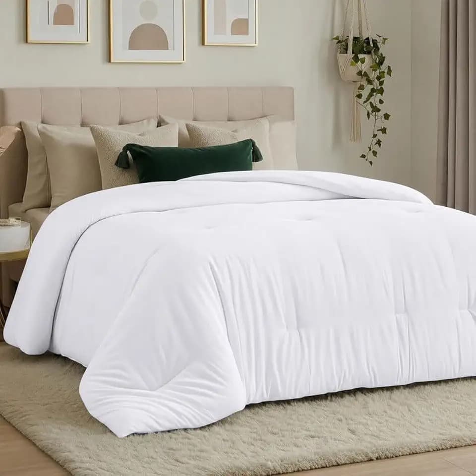 Utopia Bedding Queen Duvet Insert, White, Comforter, 88 x 88 Inches
