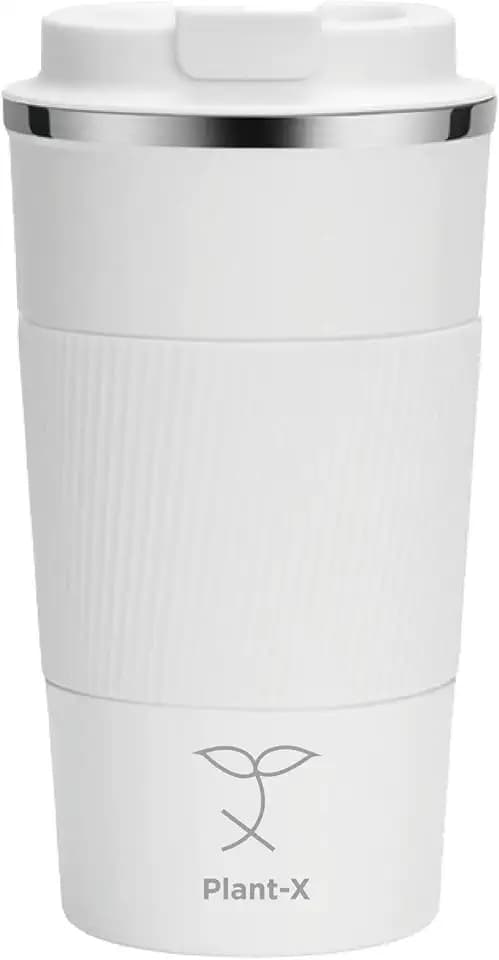 Premium Stainless Steel Travel Mug - 510 mL Leak-Proof, Insulated Coffee Cup, Durable & Portable Design (White)