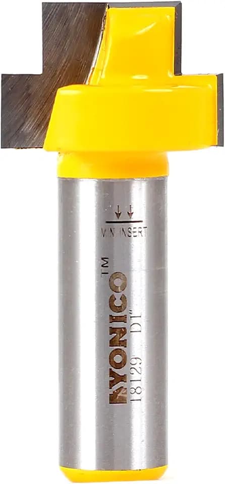 YONICO Stepped Rabbet Router Bit for 3/16-Inch Glass 1/2-Inch Shank 18129