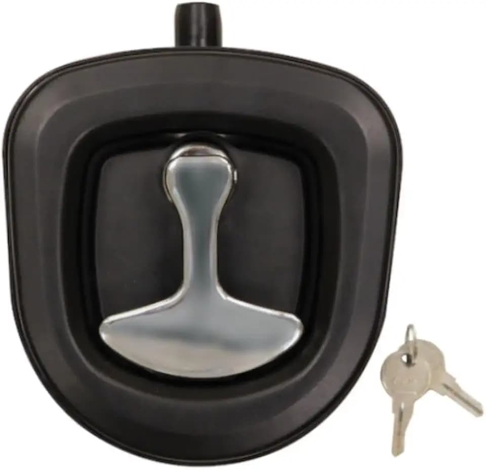 Buyers Products LL9000 Single Point Compression Latch For Underbody Truck Tool Box With Blind Studs, 1/2 Inch Gasket and Cylinder With Keys, Replacement Latch For L8816 and L3890RLS Truck Boxes