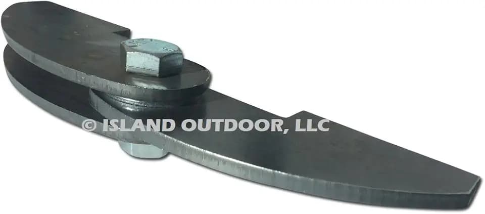 Large BBQ Smoker Hinge 8 x 2 1/4" 3 Peice