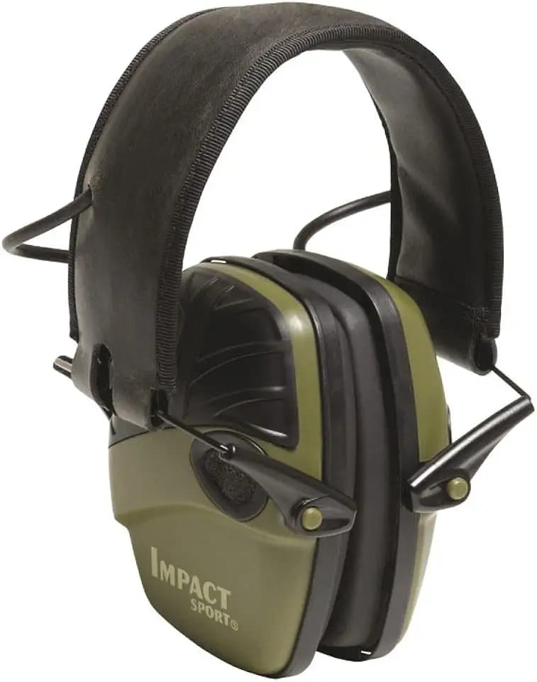 Howard Leight by Honeywell R-01526, Impact Sport Earmuffs, Olive Drab Green.