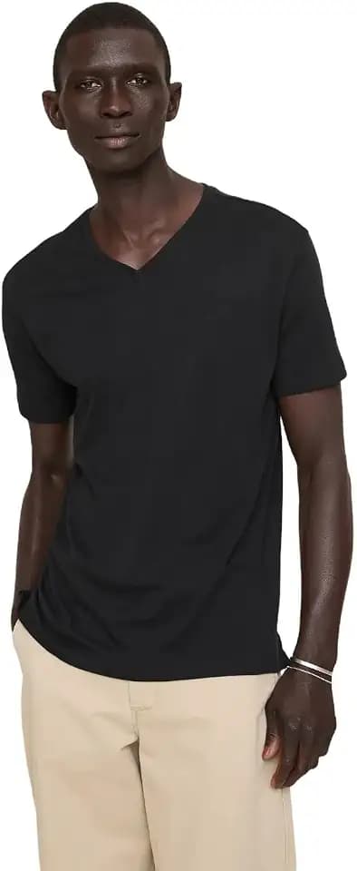 Banana Republic Men's Luxury-Touch V-Neck T-Shirt