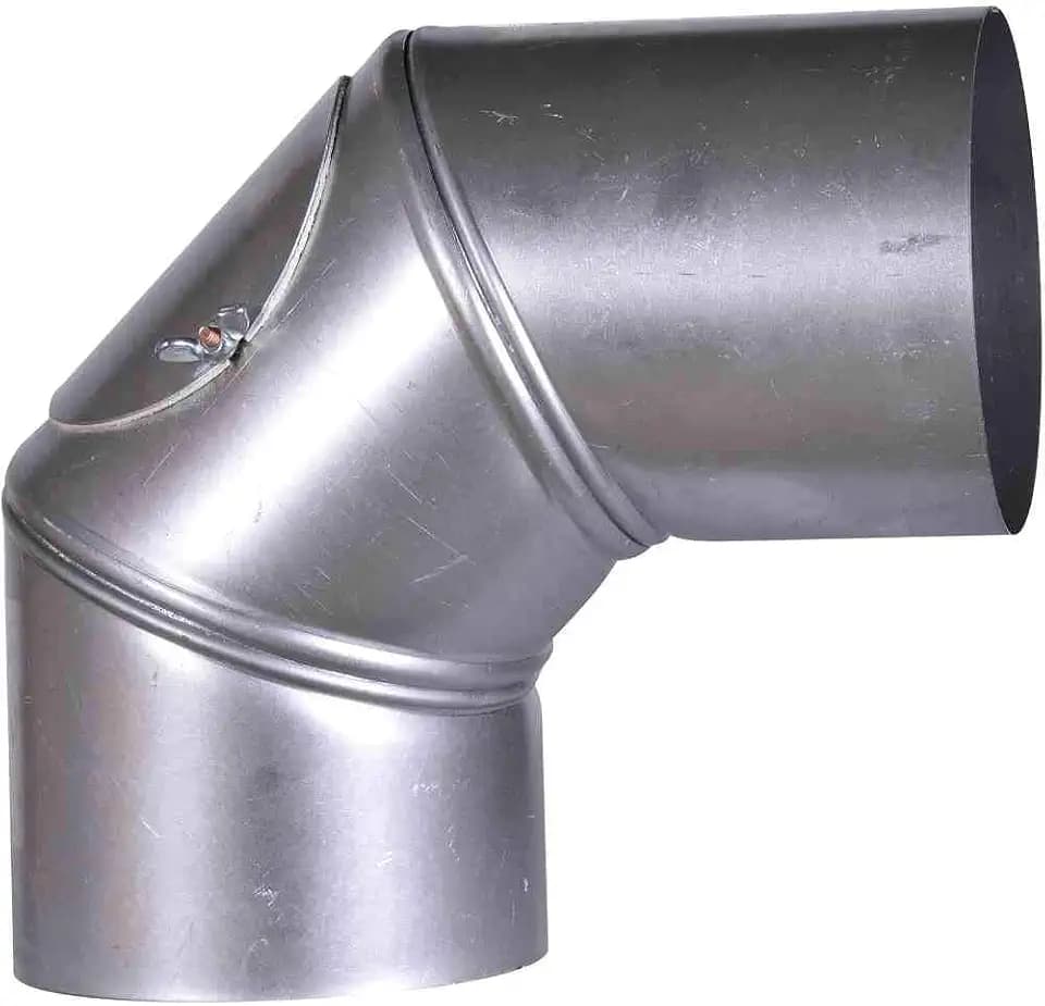 Firefix A130/BU Ofenrohrbogen, Silber