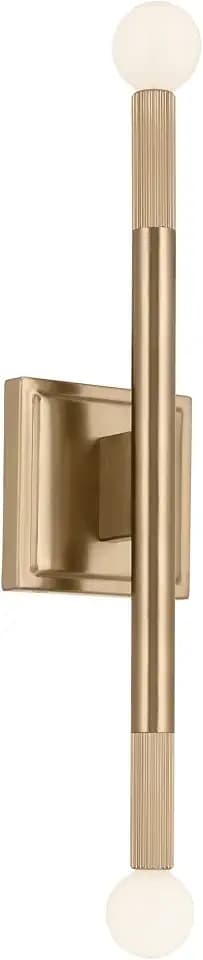 Kichler Odensa 17" 2-Light Wall Sconce Light, Champagne Bronze