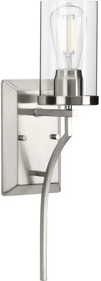 Progress Lighting Lassiter 19.25" Wall Bracket Light, Brushed Nickel
