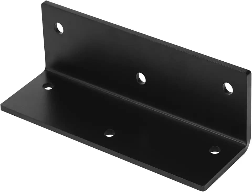 2 PCS 9"x3" Heavy Duty L Angle Bracket, Stair Stringer Hanger, 3/16" Thick