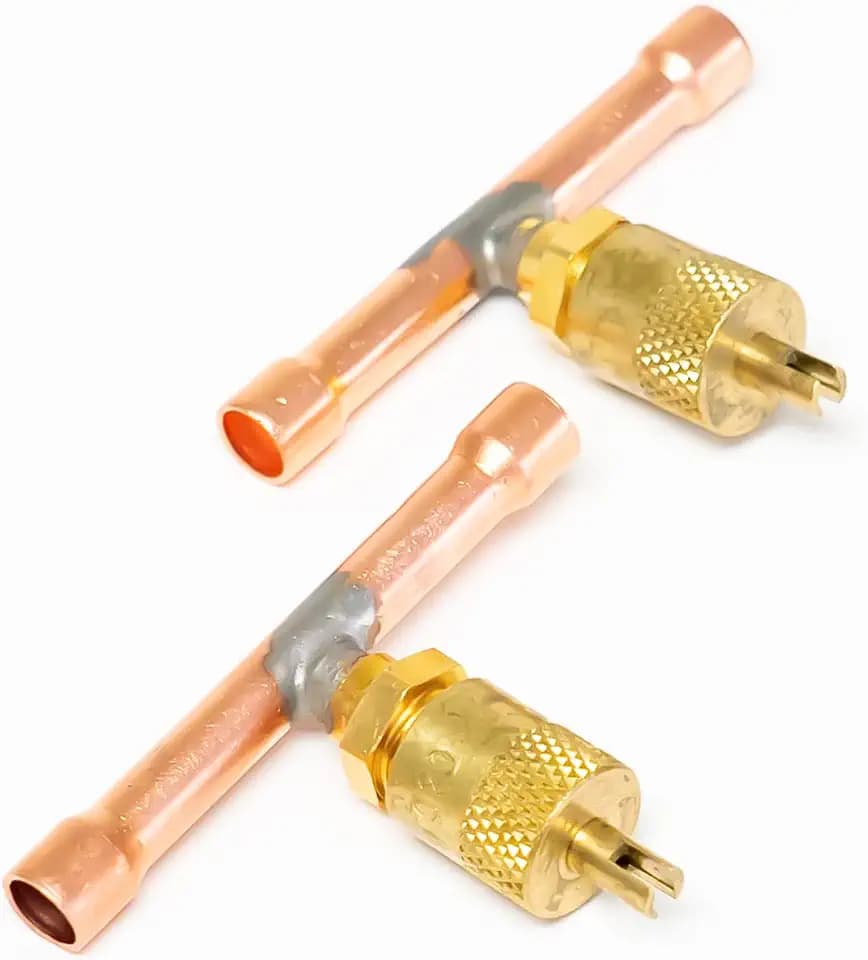 CD8414/2 C&D Copper Access Tee Valve 1/4" CD8414 Package of 2