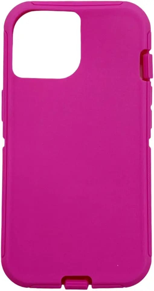 Replacement Rubber Outer Skin Compatible with iPhone 13 Otterbox Defender Series Case (Pink)