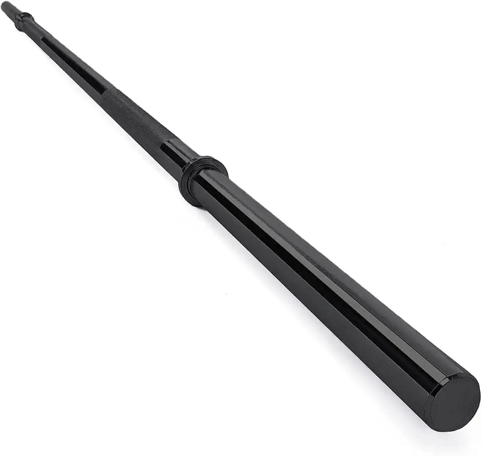 HulkFit Basic Standard Barbell, 1 Inch Barbell Bar for squats, deadlifts, Strength Training, weight lifting and Bench Press