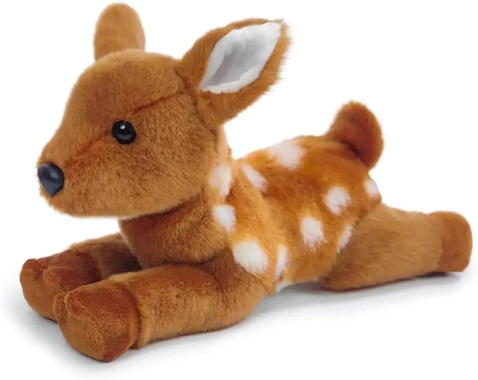 Deer Stuffed Animal for Kids,8 inch Realistic Animal Plush Toy,Plush Gift for Boys Girls Birthday (S-Deer)