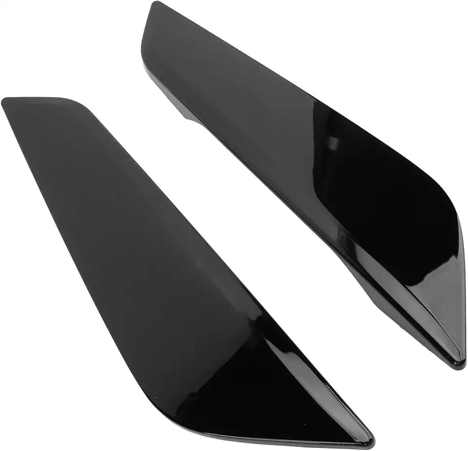 Seitenlüftungsverkleidung, 1 Paar 51747439013 51747439014 Links rechts Schwarze Seitenflügel-Luftauslassabdeckung für 5er G30 G31 2017 bis 2023, Automodifikationszubehör