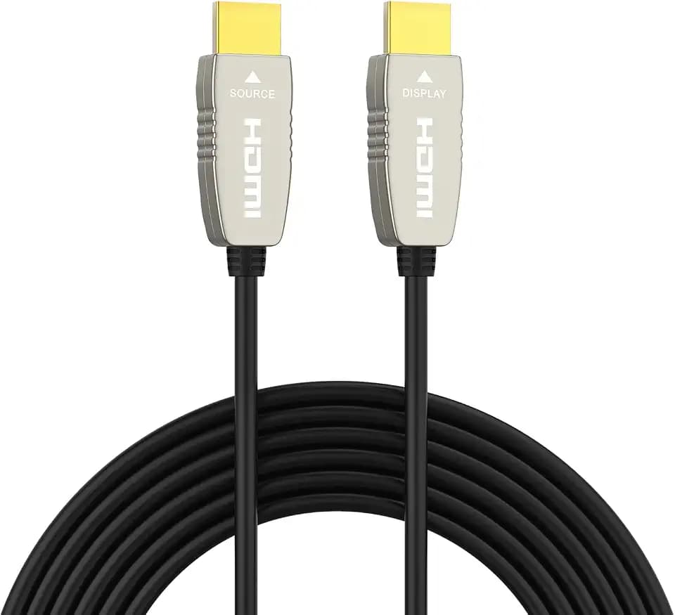 RUIPRO 4K HDMI 2.0b Glasfaserkabel, 4K@60Hz, HDR, ARC, ultradünn, 7 m
