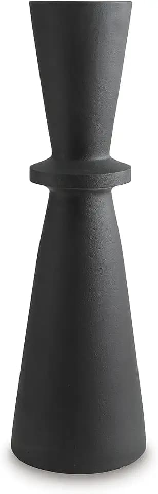 Signature Design by Ashley 30" Tall Black Hourglass Large Floor Vase Decor