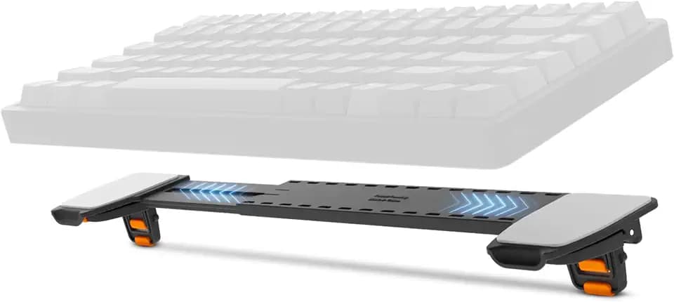GPG2 ESC Flip PRO Keyboard Stand for Desk (3rd Gen) – Extendable Width, 4 Adjustable Angles, Attaches to Your Keyboard – Compatible with Apple Magic Keyboard, Logitech & Full-Size Flat-Back Models